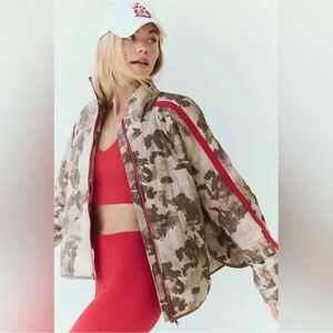 NWOT Free People Movement Pippa Printed Packable Puffer Jacket